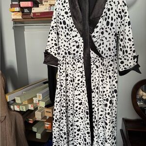 Black and White Polka Dot Dalmation Dress new!